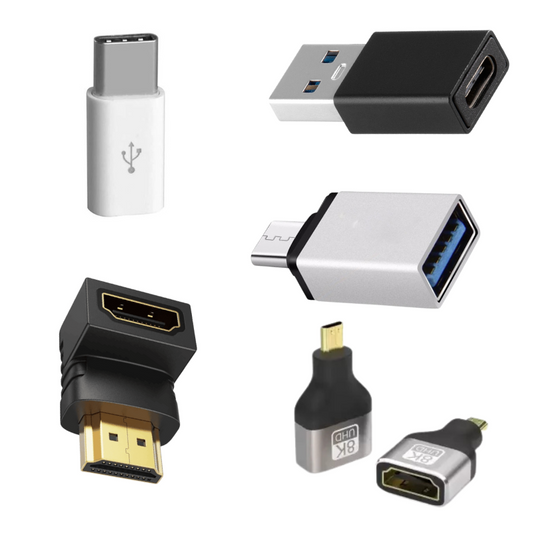 5-in-1 Converter Kit (USB, Type-C, Micro, HDMI, HDMI Micro)