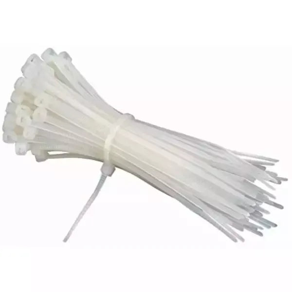 Plastic Ties 400 mm White (100pcs)