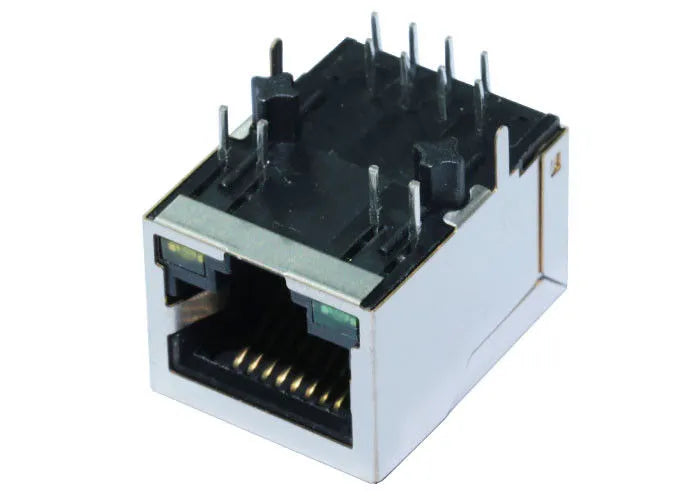 RJ45 LAN Ethernet Connector with Integrated Magnetics and LED - HR913550A