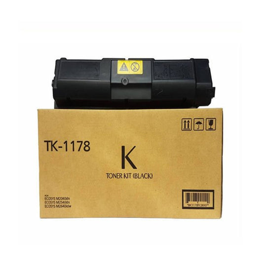 TK-1178 Black Compatible Toner Cartridge For Kyocera M2040dn, M2540dn, M2540dw, M2640idw Printers