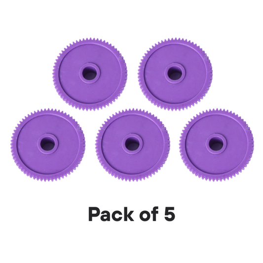 Paper Feed Gear (Purple) For TVS 240 245 250 (Pack of 5)