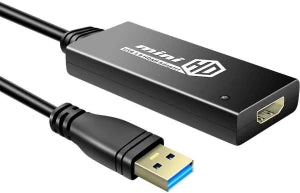 USB (M) to 4K HDMI 2.0 (F) 1080P Video Graphics Cable Converter for PC Laptop