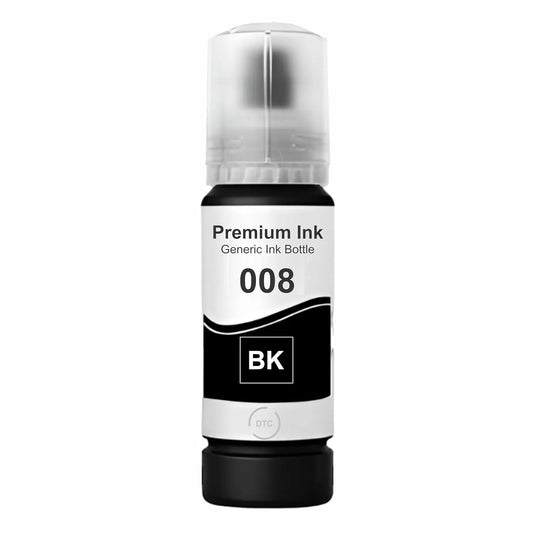 008 Ink for Epson L6460, L6490, L15150, L15160, L15180, L6570, M15180 (Black)