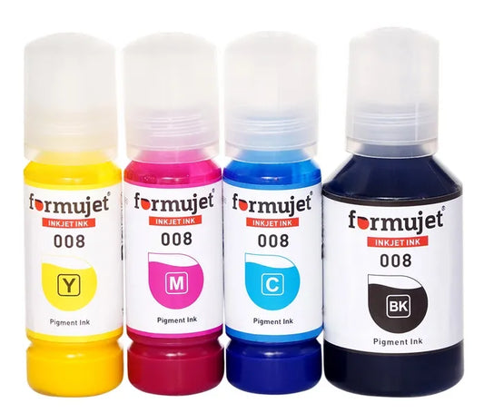008 Ink for Epson L6460, L6490, L15150, L15160, L15180, L6570, M15180 (C,M,Y,Bk)