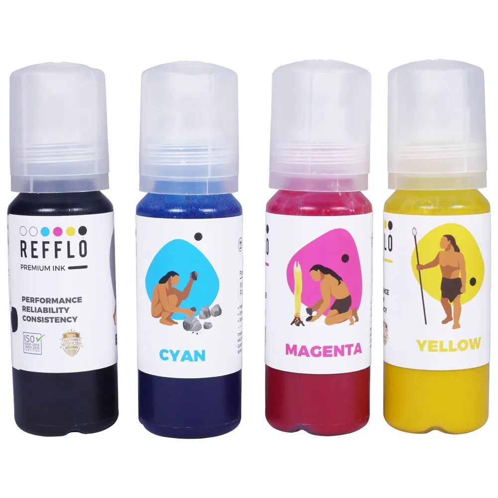 008 Ink for Epson L6460, L6490, L15150, L15160, L15180, L6570, M15180 (C,M,Y,Bk)