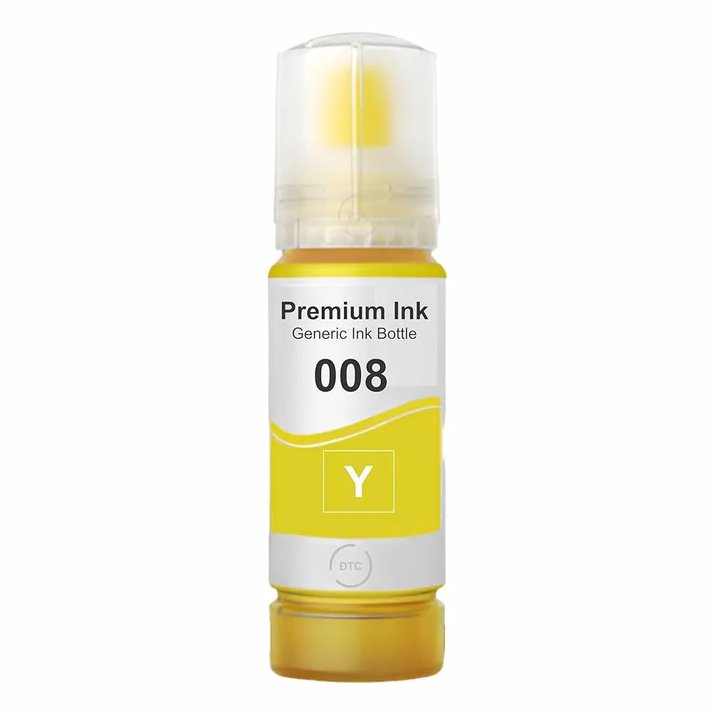 008 Ink for Epson L6460, L6490, L15150, L15160, L15180, L6570, M15180 (Yellow)
