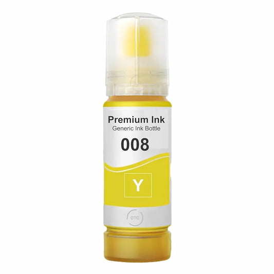 008 Ink for Epson L6460, L6490, L15150, L15160, L15180, L6570, M15180 (Yellow)