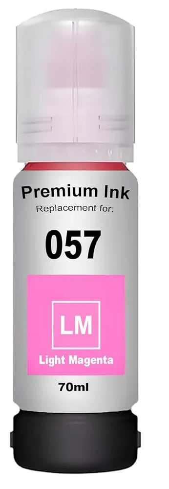 057 Refill Ink for Epson L8050, L18050 Printer (Light Magenta)