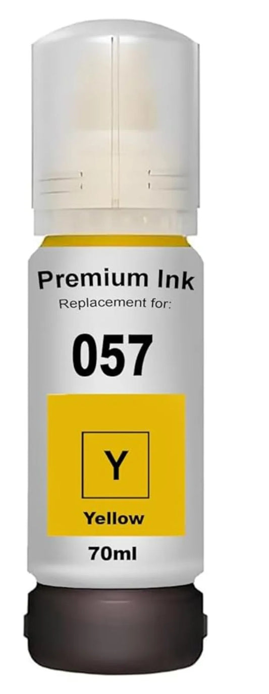 057 Refill Ink for Epson L8050, L18050 Printer (Yellow)