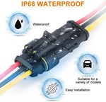 3 Pin Superseal AMP 1.5 Waterproof Automotive Connectors (Male & Female + Terminals + Seals) – IP Rated, RoHS & CE Approved