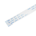 10-Pin FFC Ribbon Cable, 1.0mm Pitch, 100mm Length, Type B (Reverse Side Connection)