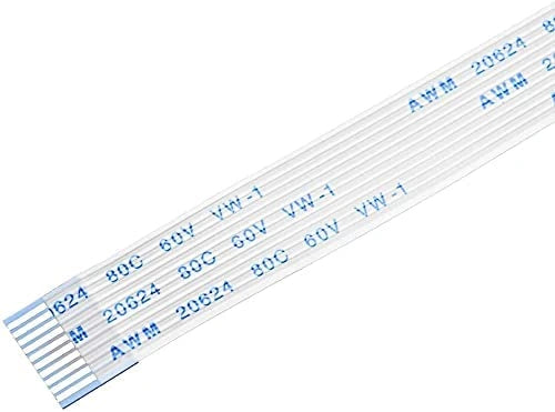 10 Pin 1mm Pitch 200mm Reverse Side Connection FFC Ribbon Flexible Flat Cable