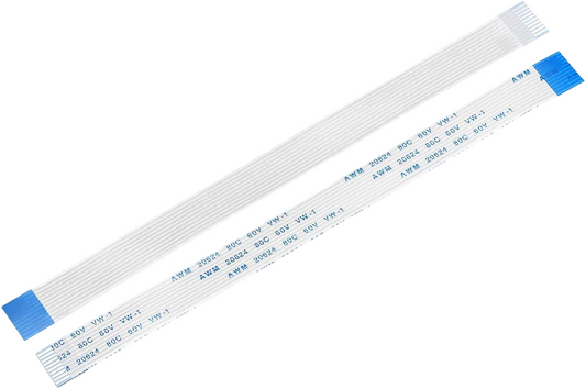 10 Pin 1mm Pitch 400mm Reverse Side Connection FFC Ribbon Flexible Flat Cable