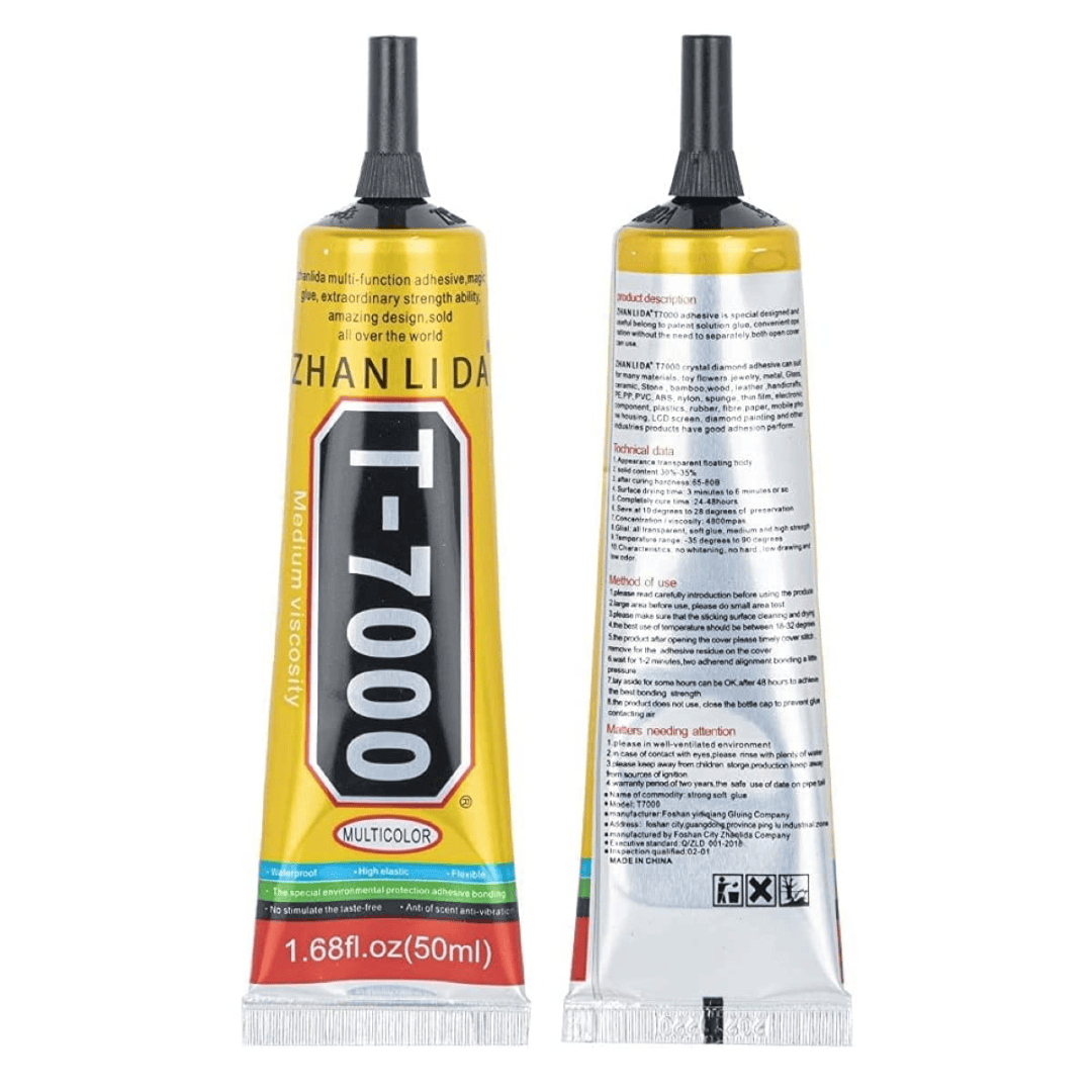 T7000 Powerful Black Liquid Adhesive Glue for Repair (50ML)