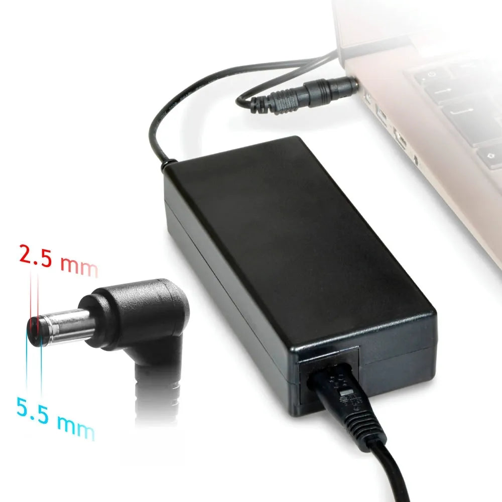 120W Laptop Adapter Compatible for Lenovo (19V 6.32A) 5.5mm x 2.5mm (Power Cord Included)