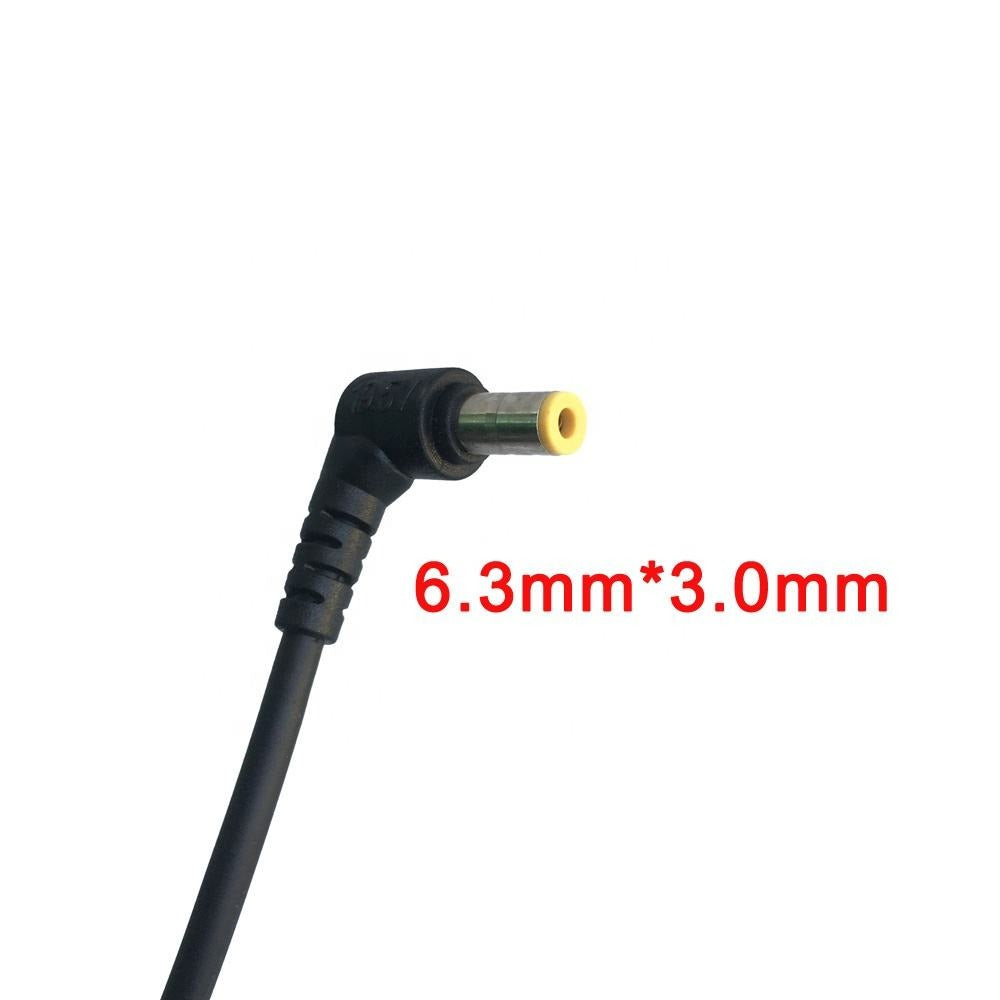 120W Laptop Adapter Compatible for Lenovo (19V 6.32A) 6.3mm x 3mm (Power Cord Included)
