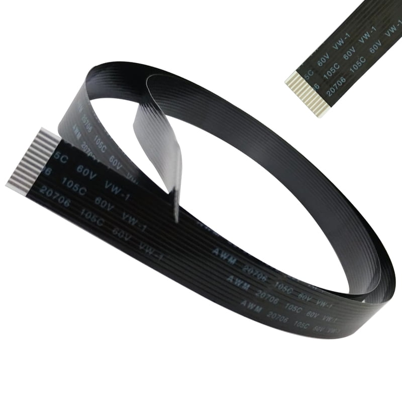 12 Pin 1mm Pitch 670mm CCD Scanner Cable Black For Samsung 4321 4412 Printer