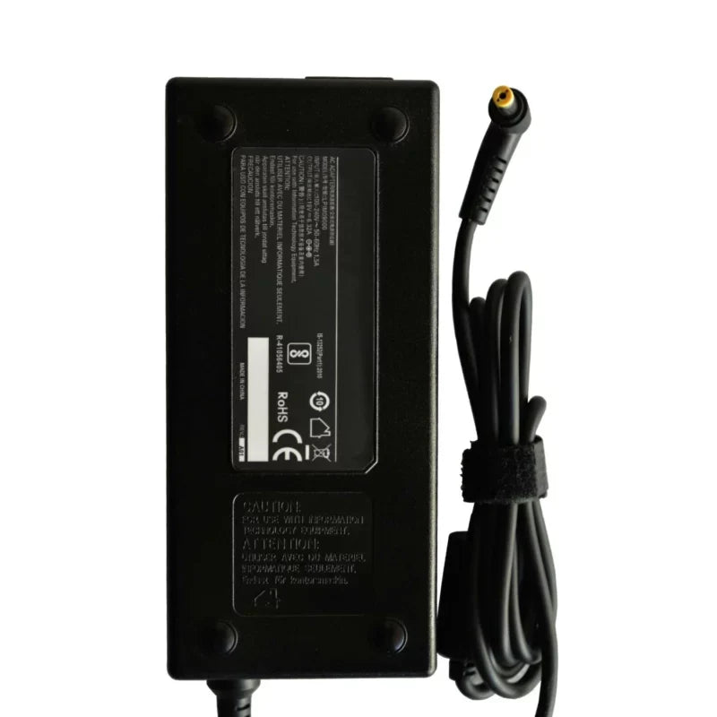135W Laptop Adapter Compatible for Acer (19V, 7.1A) 5.5mm x 1.7mm (Power Cord Included)