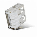 14mm Female USB A Connector 2 Straight Legs, 4 pin Right Angle (Iron body)