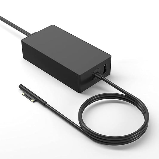 Laptop adapter for Compatible Microsoft 65W Laptop Charger for Surface Pro 3/4/5/6/7/8/9/X, Surface Laptop 1/2/3 Surface Go 1/2 Surface Book 1/2, 15V, 4A, surface connector.