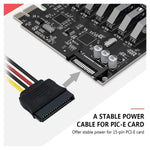 15 Pin SATA Power Y-Splitter Cable sata Male to Dual Female Cable for Hard Disk Drive Adapter Cable