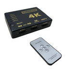 4K HDTV Switcher (5X1) 5 Input 1 Output Include PIP IR Remote Supports 4K Full HD 1080p