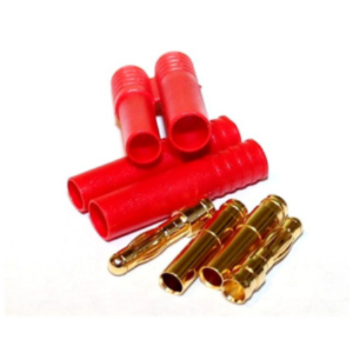 HXT 4mm Gold Connector with Protector – AM-1009L.G.R Drone Connectors