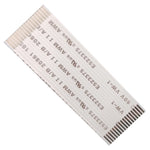 17 Pin 1mm Pitch 50mm Same Side Connection FFC Ribbon Flexible Flat Cable