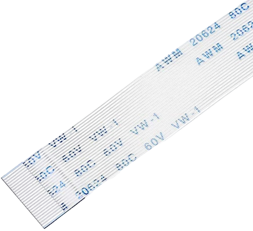 18 Pin 0.5mm Pitch 300mm Reverse Side Connection FFC Ribbon Flexible Flat Cable