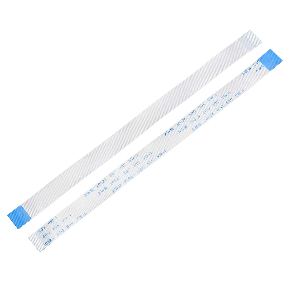 18 Pin 0.5mm Pitch 300mm Reverse Side Connection FFC Ribbon Flexible Flat Cable