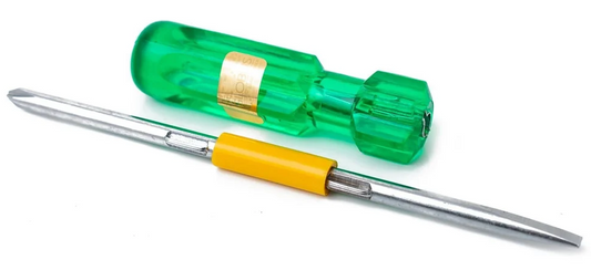 2 in 1 H-1901 Stainless Steel 4 inch Screwdriver for Durable and Precision Use