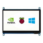 7inch QLED Quantum Dot Display, Capacitive Touch, 1024Ã—600, G+G Toughened Glass Panel, Various Systems Support