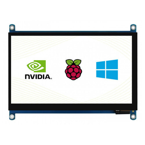 7inch QLED Quantum Dot Display, Capacitive Touch, 1024Ã—600, G+G Toughened Glass Panel, Various Systems Support
