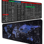 2-in-1 Shortcut Key + World Map Mousepad (90x40cm)