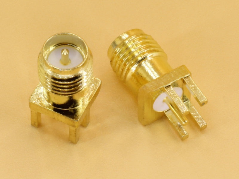 SMA Male edge mount for 1.6mm thick PCB