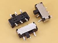 Slide Switch SMD Horizontal - 6 pins - 2 circuits - 2 positions