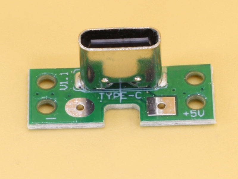 USB Type-C 2P Panel Mount PCB for power only