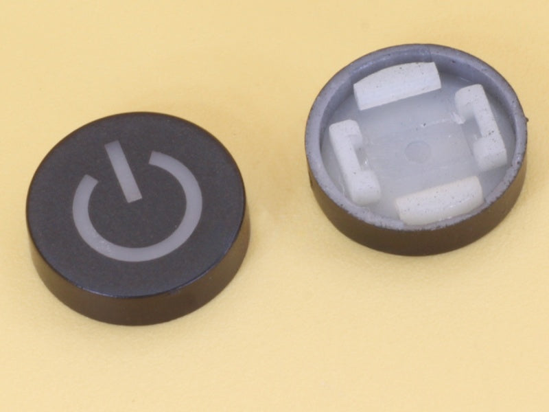 Power Black Cap R10 for Switch 6x6x7.2H LED