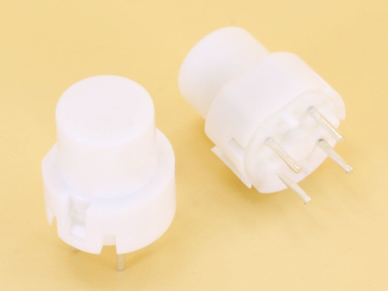 Tact Key Switch Round White
