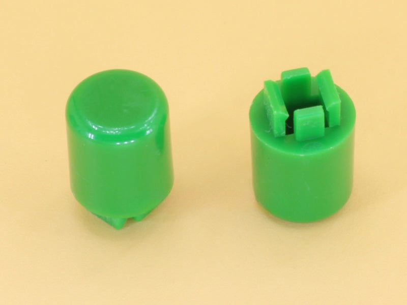 Green Cap R8.9 Square Stem 3.8mm for Switches 12x12x7.3mm
