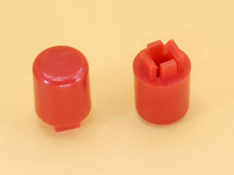 Red Cap R8.9 Square Stem 3.8mm for Switches 12x12x7.3mm