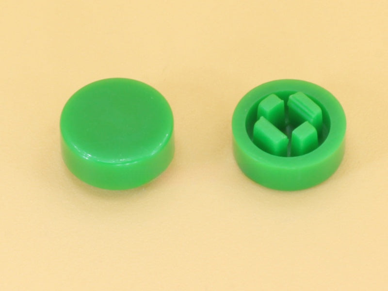 Green Cap R8 Square Stem 2.4mm for Switches 6x6x7.3mm