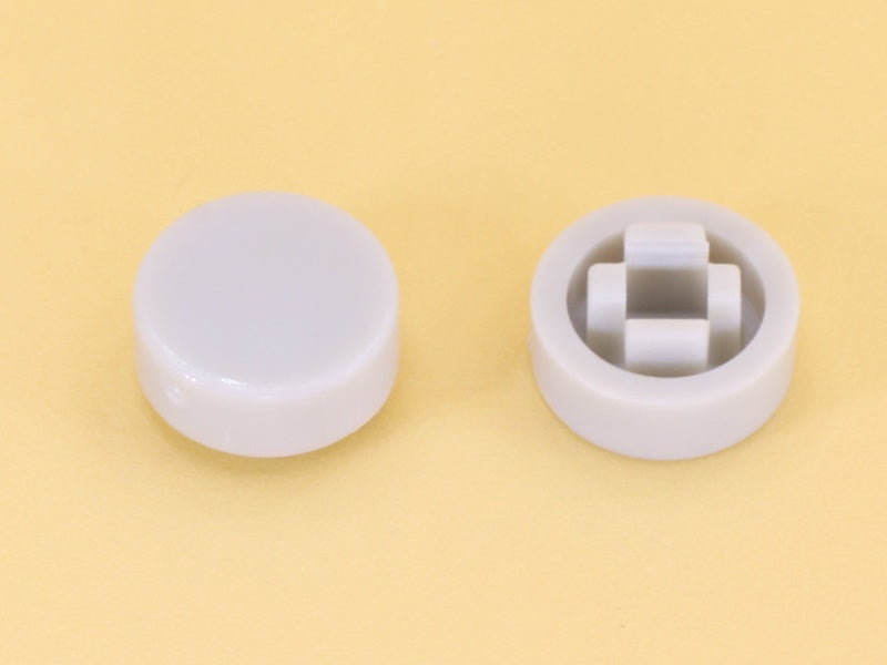 Gray Cap R8 Square Stem 2.4mm for Switches 6x6x7.3mm