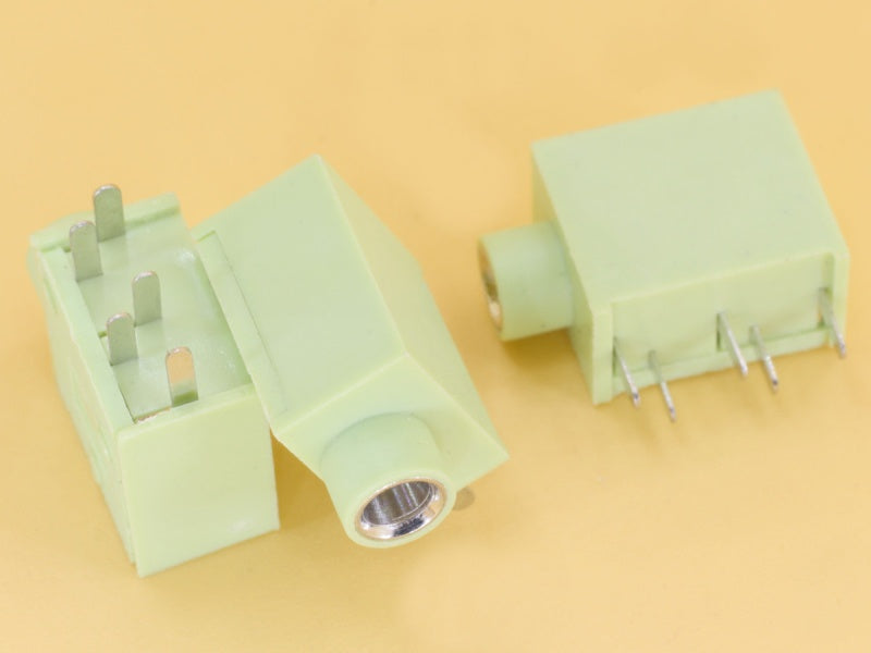 Stereo Audio Socket 5P - Green