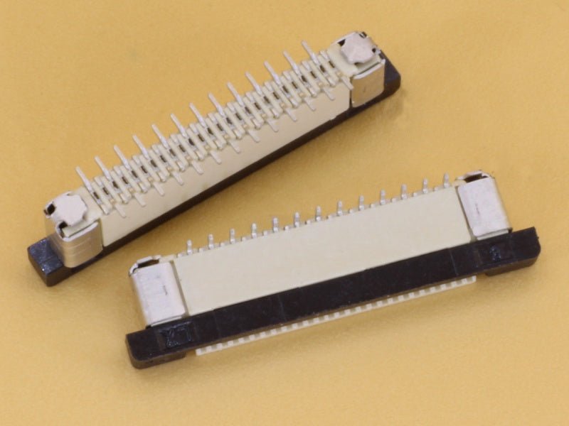 26 Pin 0.5mm Pitch FFC/FPC Top Entry Vertical Connector