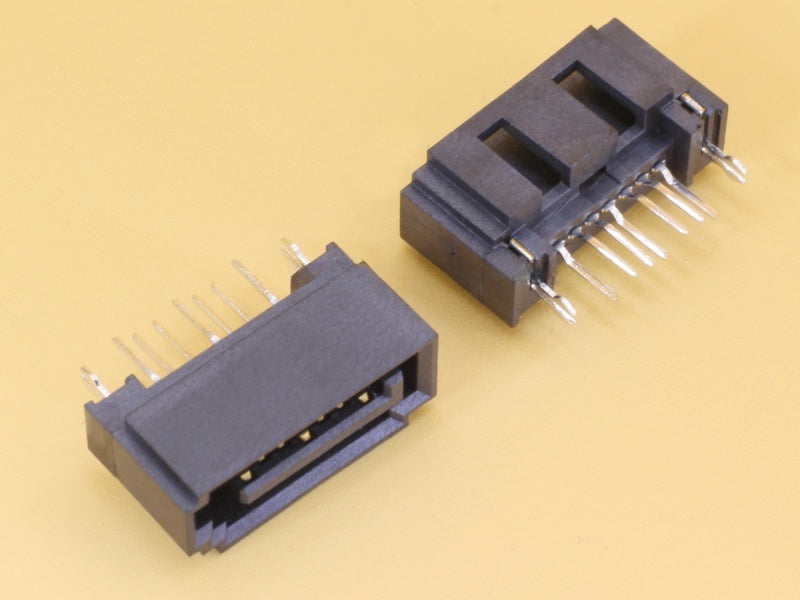 SATA 7P Through Hole Vertical Connector