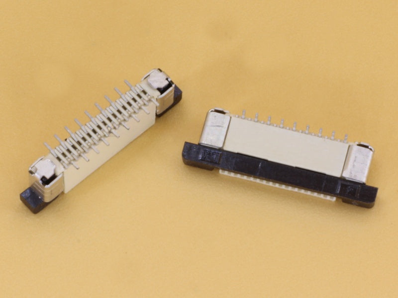 18 Pin 0.5mm Pitch FFC/FPC Top Entry Vertical Connector