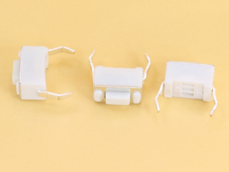 Tactile Switch TH 3x6x4.3mm White