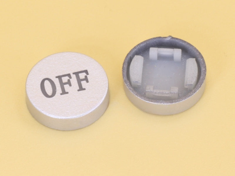 Off Silver Cap R10 for Switch 6x6x7.2H LED