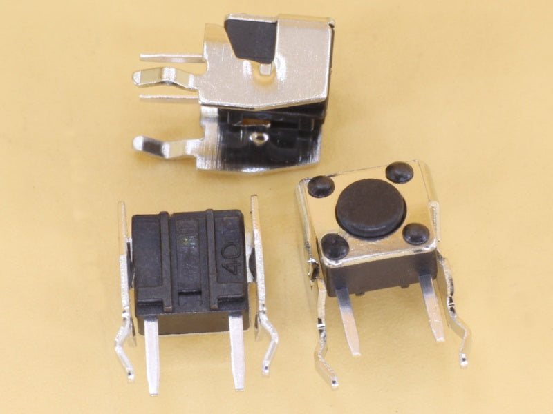 Tactile Switch TH RA 6x6x4.3mm